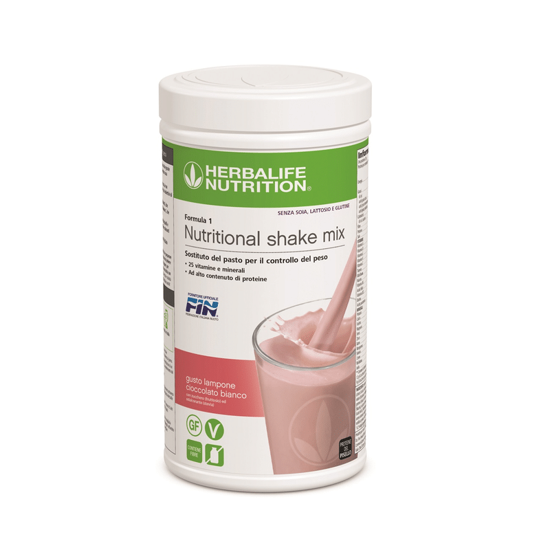 Herbalife Formula 1 Frullato - Senza allergeni - Lampone e cioccolato bianco