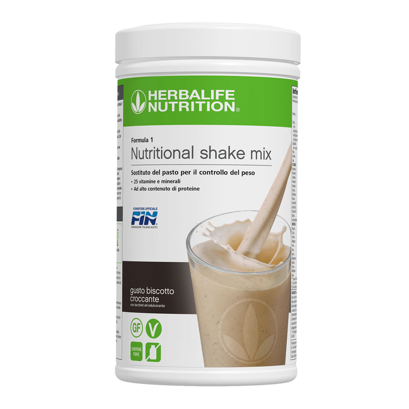 Herbalife Formula 1 Frullato - Sostituto del pasto - Biscotto croccante