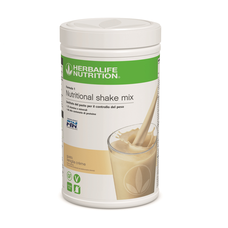Herbalife Formula 1 Frullato - Sostituto del pasto - Vaniglia Crème 780g
