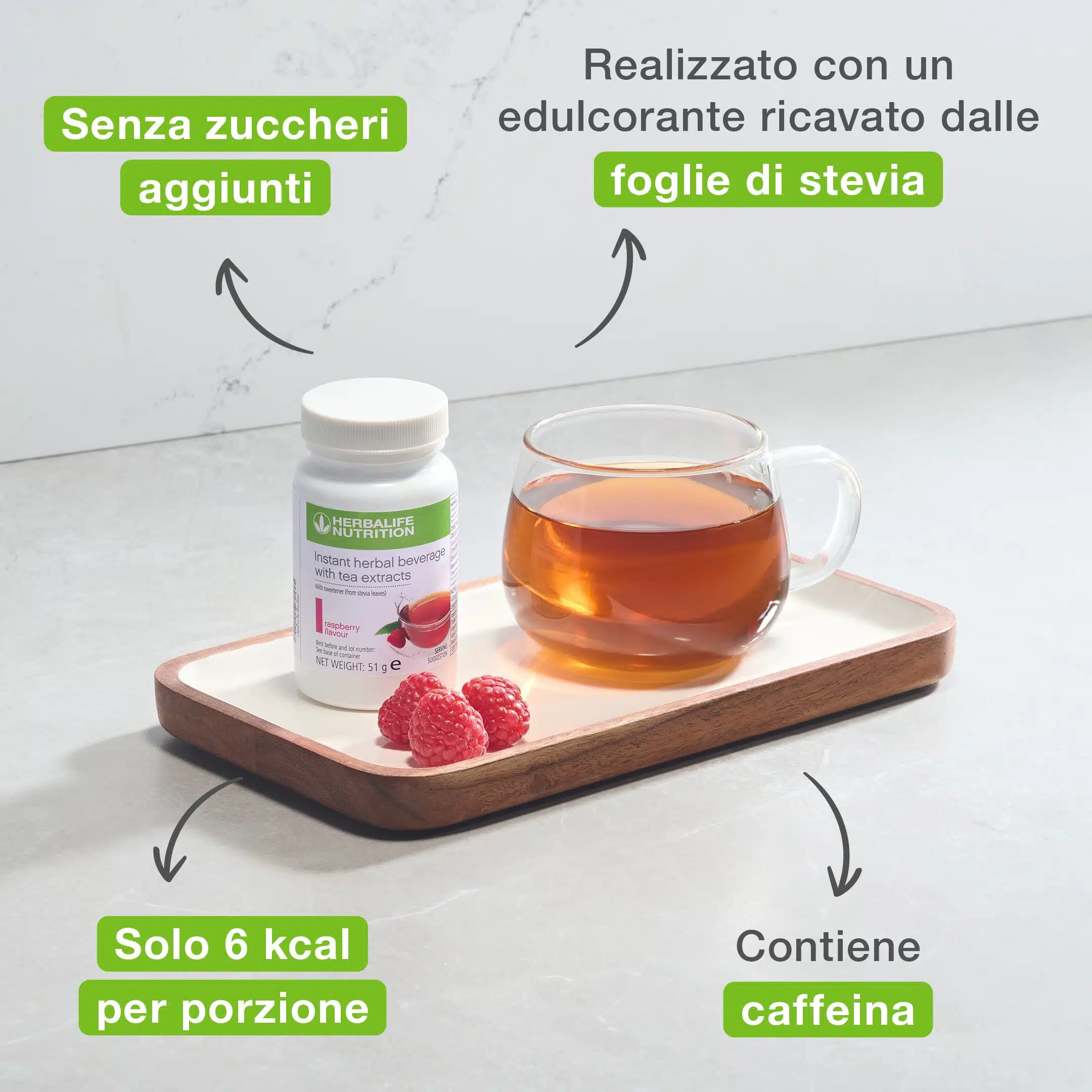 Herbalife Infuso a base di erbe - Gusto Lampone