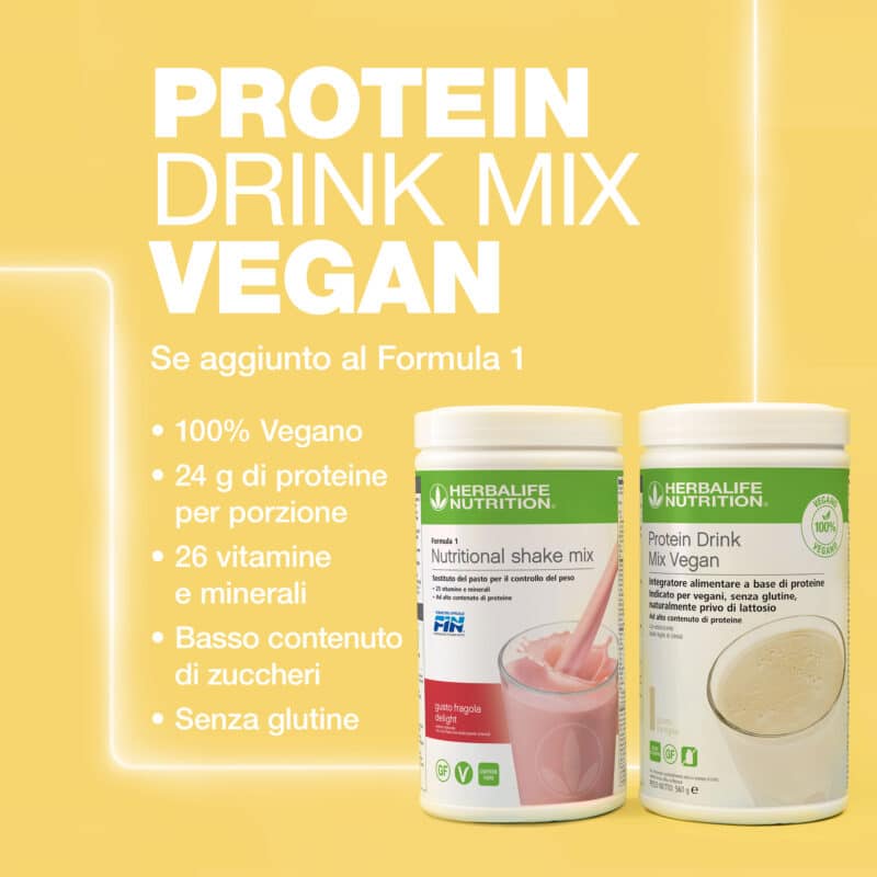 Herbalife Protein Drink Mix Vegan plus Herbalife Formula 1